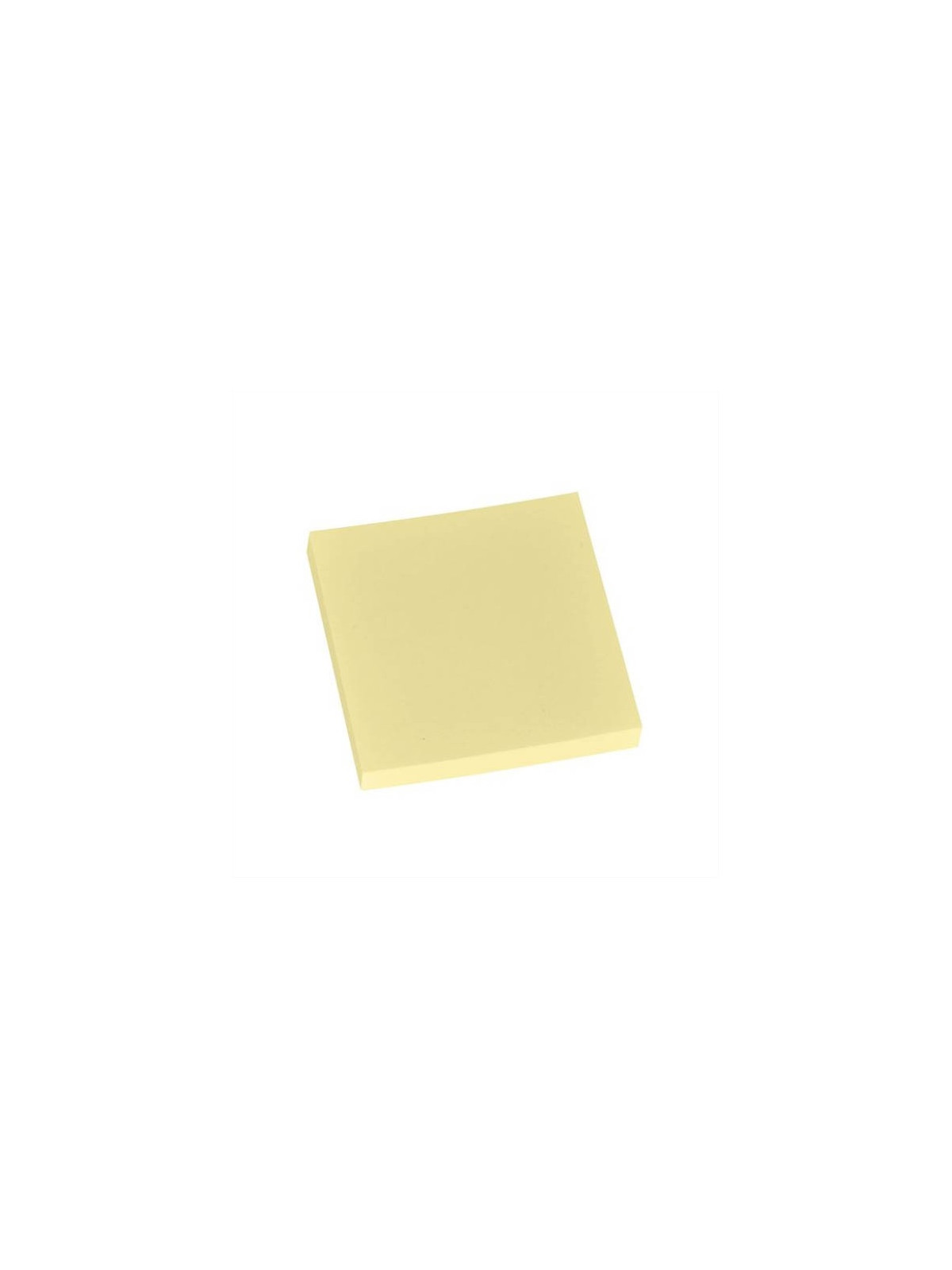 Notes POST-IT 100% recyclé 76 x 76 mm - Jaune - Lot de 6 blocs