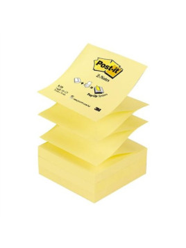 Notes Z-Notes POST-IT Super Sticky - Jaune - Le lot de 6 blocs de 100 feuilles