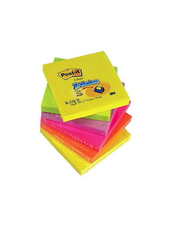 Notes POST-IT Super Sticky - Coloris assortis - Le lot de 6 blocs de 90 feuilles