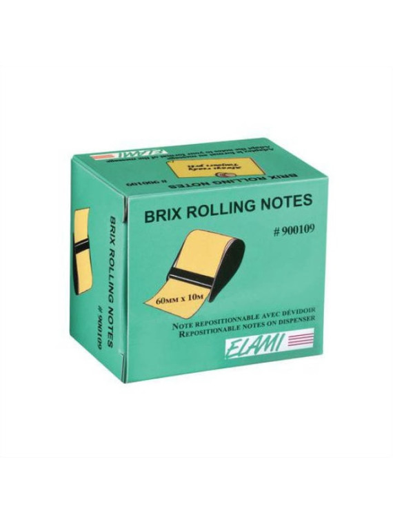 Dévidoir Rolo Notes notes repositionnables 60 mm x 10 m - Le lot de 2
