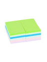 Notes à coller 76 x 127 mm - Coloris pastel assortis - Le lot de 6 blocs