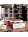 Distributeur de marque-pages Post-it étroits 11,9 x 43,2 mm - Le lot de 4 blocs - Coloris classiques assortis