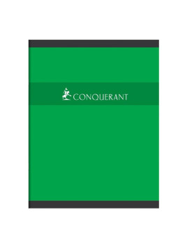 Cahier Conquérant A5 - 17x22 cm - Piqures 96p - Quadrillé 5x5 - Le lot de 5