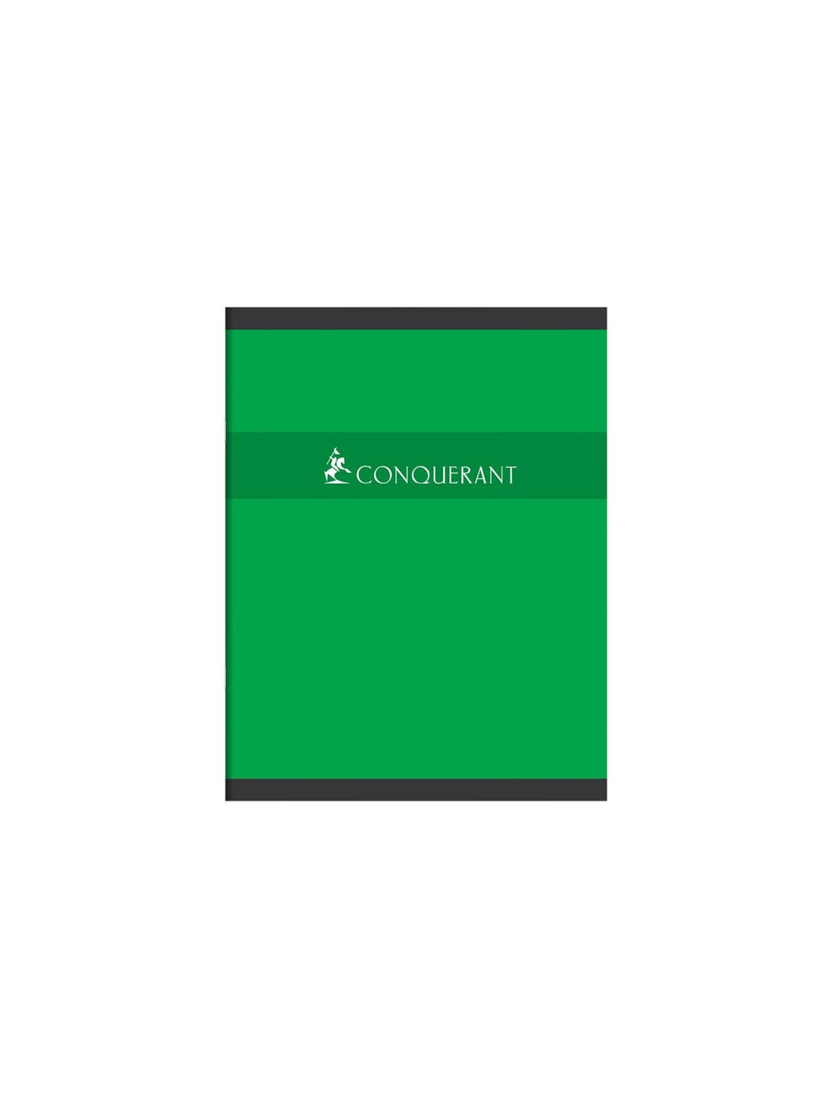 Cahier Conquérant A5 - 17x22 cm - Piqures 96p - Quadrillé 5x5 - Le lot de 5
