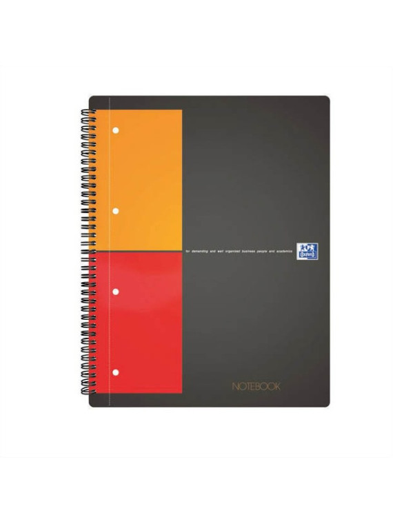 Notebook A4+ OXFORD perforé - petits carreaux - Le lot de 2 blocs