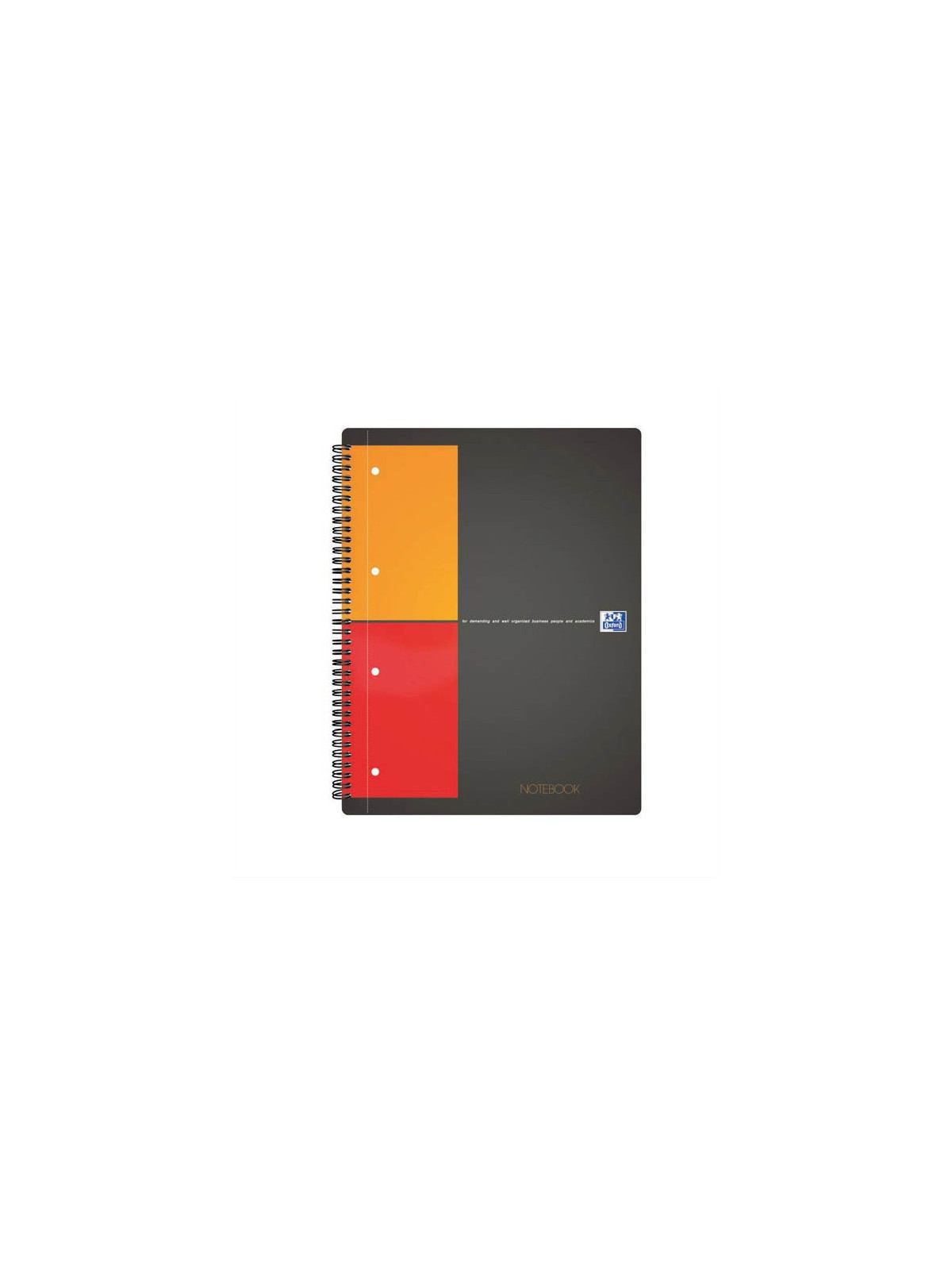 Notebook A4+ OXFORD perforé - petits carreaux - Le lot de 2 blocs