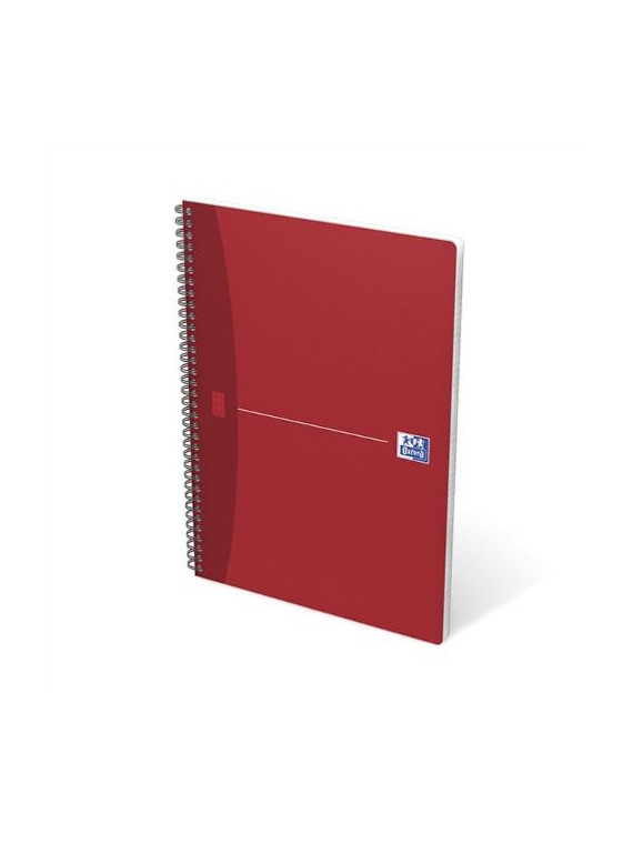 Cahier spirale OXFORD Essentials A4 - 21 x 29,7 cm - 100 pages - Quadrillé 5x5 - Lot de 2 cahiers