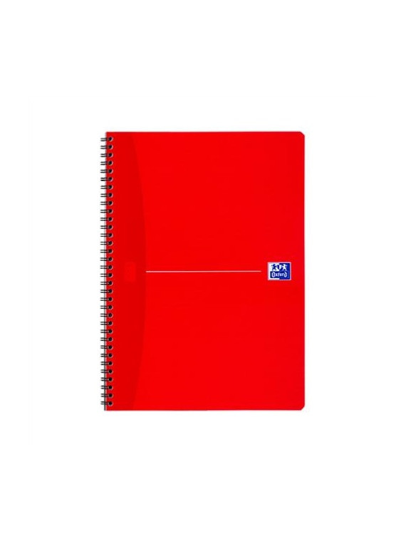 Cahier spirale OXFORD Essentials A4 - 21 x 29,7 cm - 100 pages - Quadrillé 5x5 - Lot de 2 cahiers