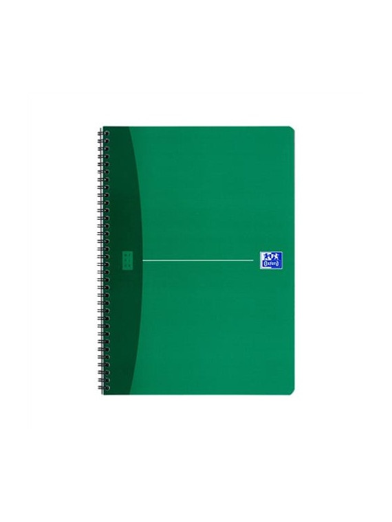 Cahier spirale OXFORD Essentials A4 - 21 x 29,7 cm - 100 pages - Quadrillé 5x5 - Lot de 2 cahiers