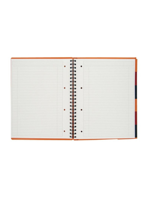 Cahier trieur Organiserbook OXFORD A4+ perforé & quadrillé 5x5 - 160 pages - Le lot de 2