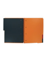 Cahier trieur Organiserbook OXFORD A4+ perforé & quadrillé 5x5 - 160 pages - Le lot de 2