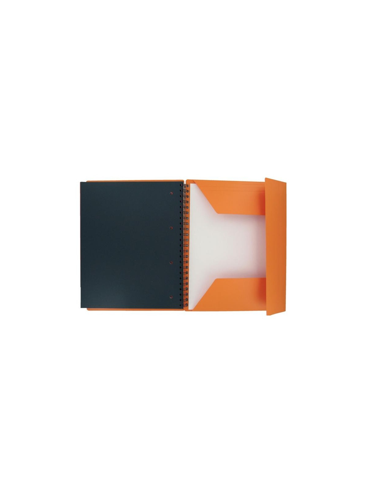 Cahier trieur Organiserbook OXFORD A4+ perforé & quadrillé 5x5 - 160 pages - Le lot de 2