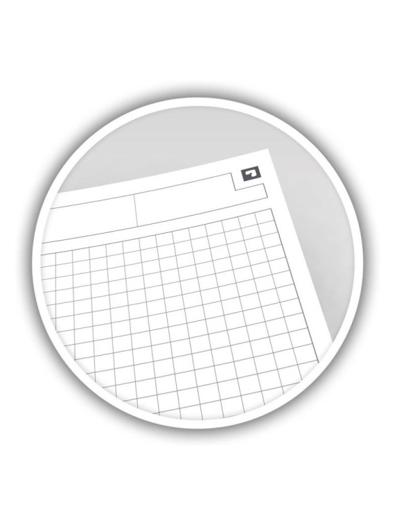 Cahier Meetingbook OXFORD A5+ perforé & quadrillé 5x5 - 160 pages - Le lot de 2