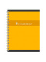 Cahier Conquérant A5 - 17x22 cm - Spirale 100p - Quadrillé 5x5 - Le lot de 5