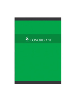Cahier Conquérant A4 - 21x29.7 cm - Piqures 96p - Quadrillé 5x5 - Le lot de 5