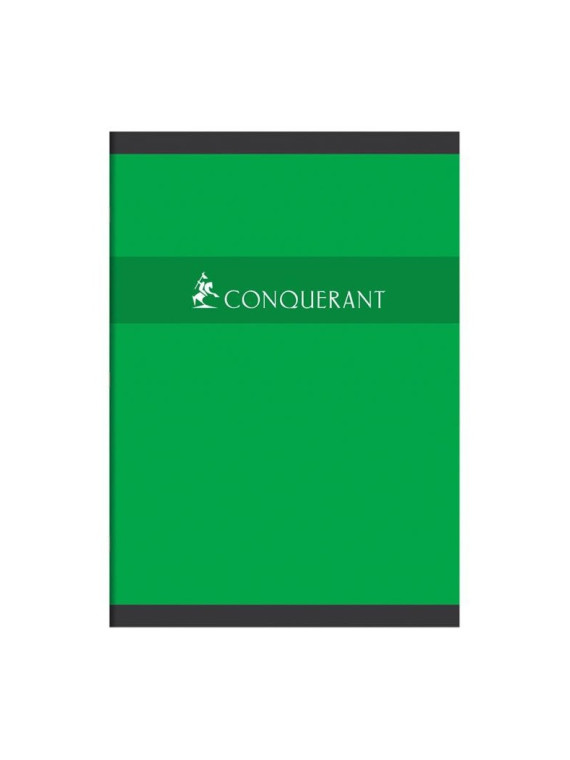 Cahier Conquérant A4 - 21x29.7 cm - Piqures 96p - Quadrillé 5x5 - Le lot de 5
