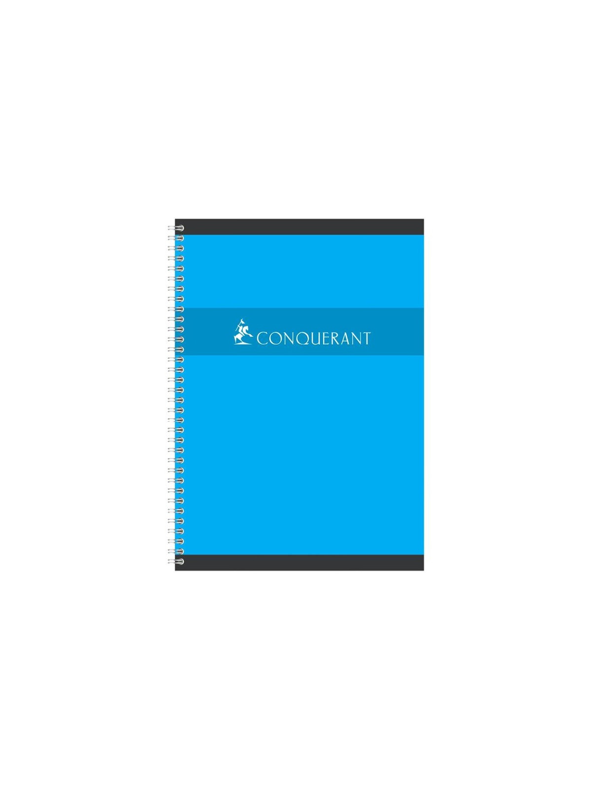 Cahier Conquérant A4 - 21x29.7 cm - Spirale 100p - Ligné & margé - Le lot de 5
