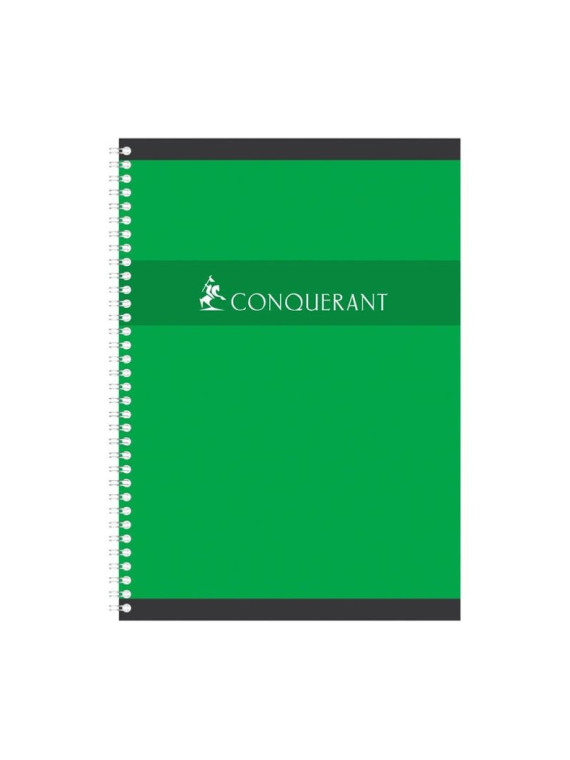 Cahier spirale A4 21 x 29,7 cm 180 pages ligné et margé - Le lot de 5