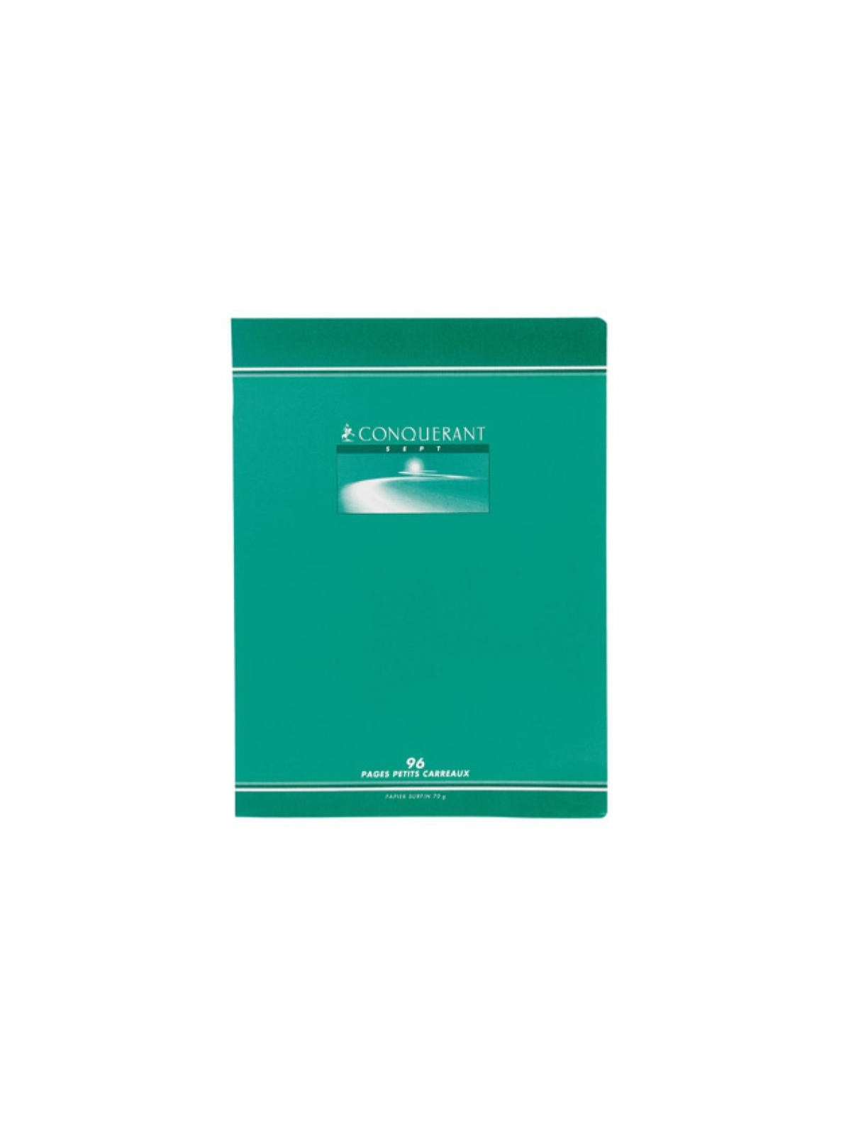 Cahier Conquérant A4+ - 24x32cm - Piqures 96p - Quadrillé 5x5 - Le lot de 5