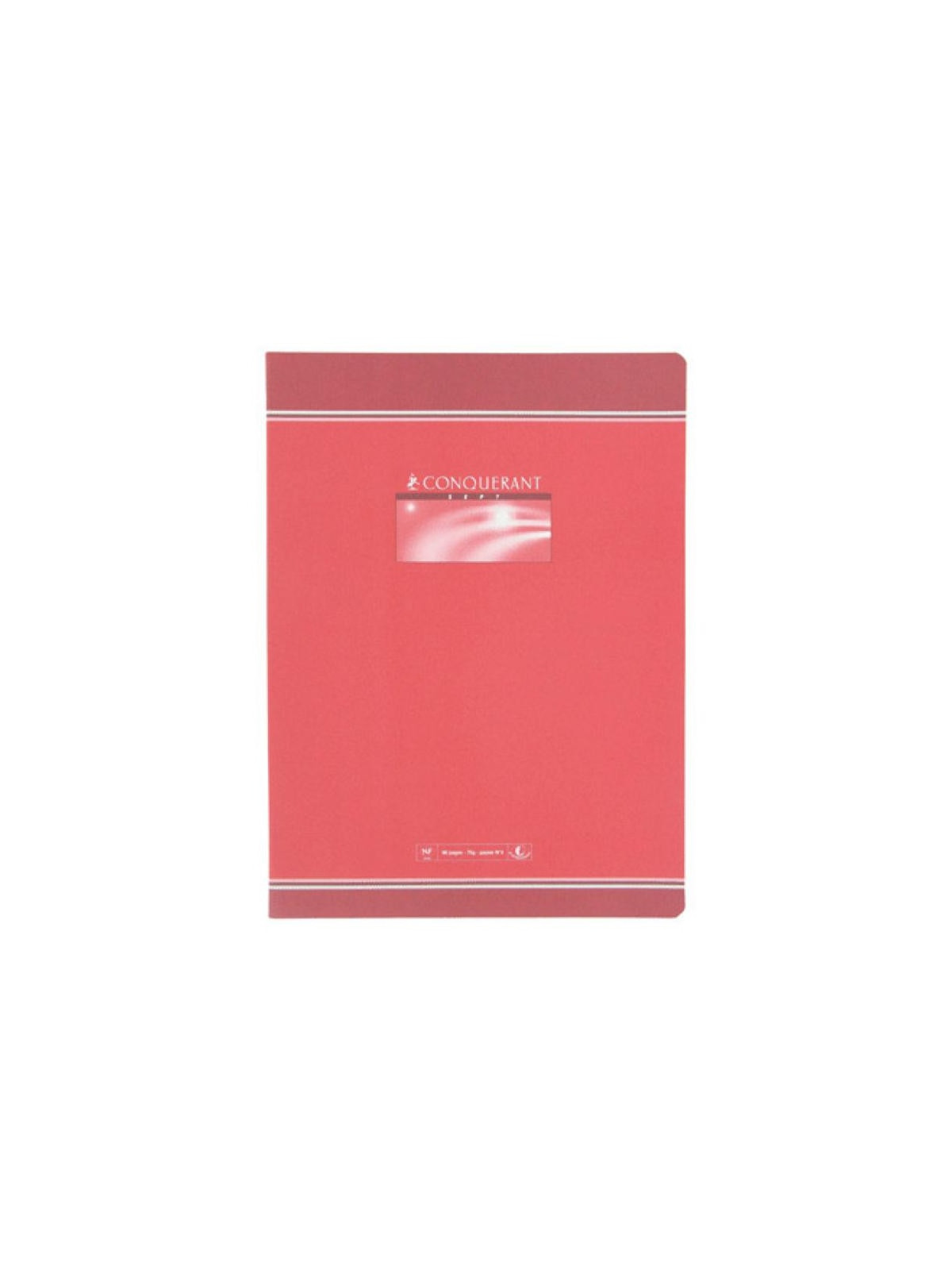 Cahier Conquérant A4+ - 24x32cm - Piqures 96p - Ligné & margé - Le lot de 5