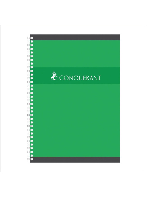 Cahier A4+ - 24x32cm - Spirale 180p - Quadrillé 5x5 - Le lot de 5