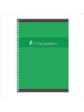 Cahier A4+ - 24x32cm - Spirale 180p - Quadrillé 5x5 - Le lot de 5
