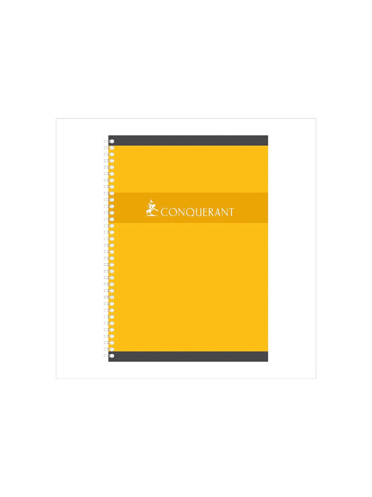 Cahier Conquérant A4+ - 24x32cm - Spirale 180p - Ligné & margé - Le lot de 5