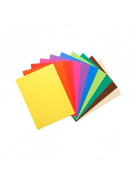 Sous-chemises vives Exacompta A4 80g - Le lot de 100 - Assortiment