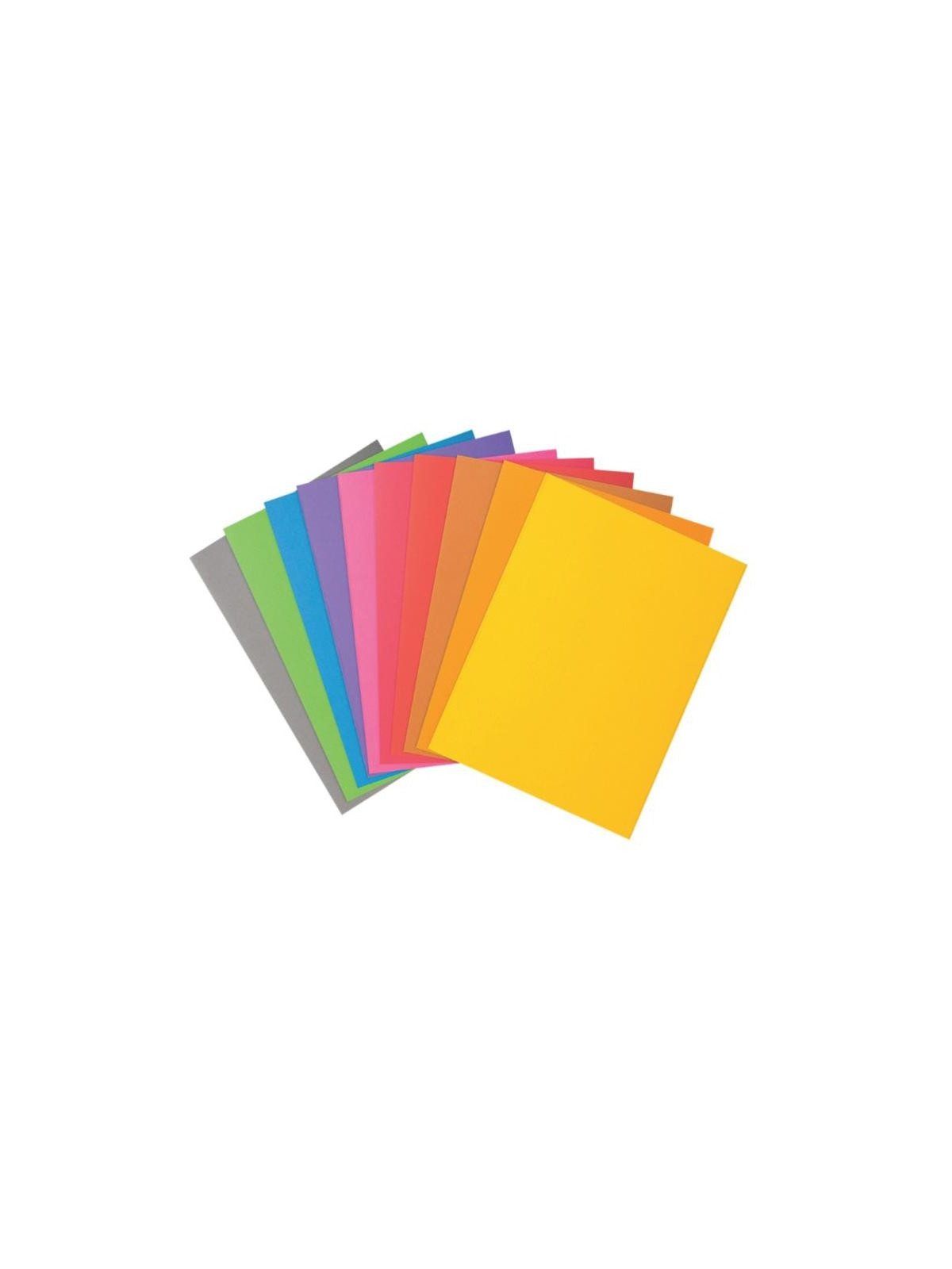 Chemises vives Exacompta A4 210g carte recyclée - Le lot de 100 - Assortiment