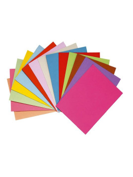 Chemises pastel Exacompta A4 170g carte recyclée - Le lot de 100 - Assortiment