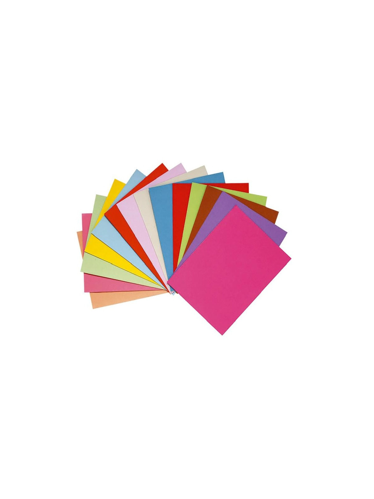 Chemises pastel Exacompta A4 170g carte recyclée - Le lot de 100 - Assortiment
