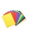 Chemises rigides Exacompta Flash recyclées 220g - Le lot de 100 - Coloris vifs assortis