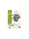 Chemises rigides Exacompta Flash recyclées 220g - Le lot de 100 - Coloris vifs assortis