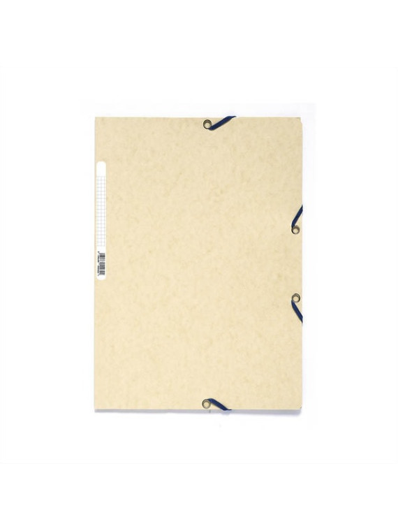 Chemises à élastiques 3 rabats A4 carte lustrée - 390g - Couleurs pastel assorties - Le lot de 10