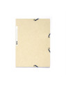 Chemises à élastiques 3 rabats A4 carte lustrée - 390g - Couleurs pastel assorties - Le lot de 10