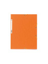 Chemises à élastiques 3 rabats A4 lustrée 390g - Couleurs classiques assorties - le lot de 10