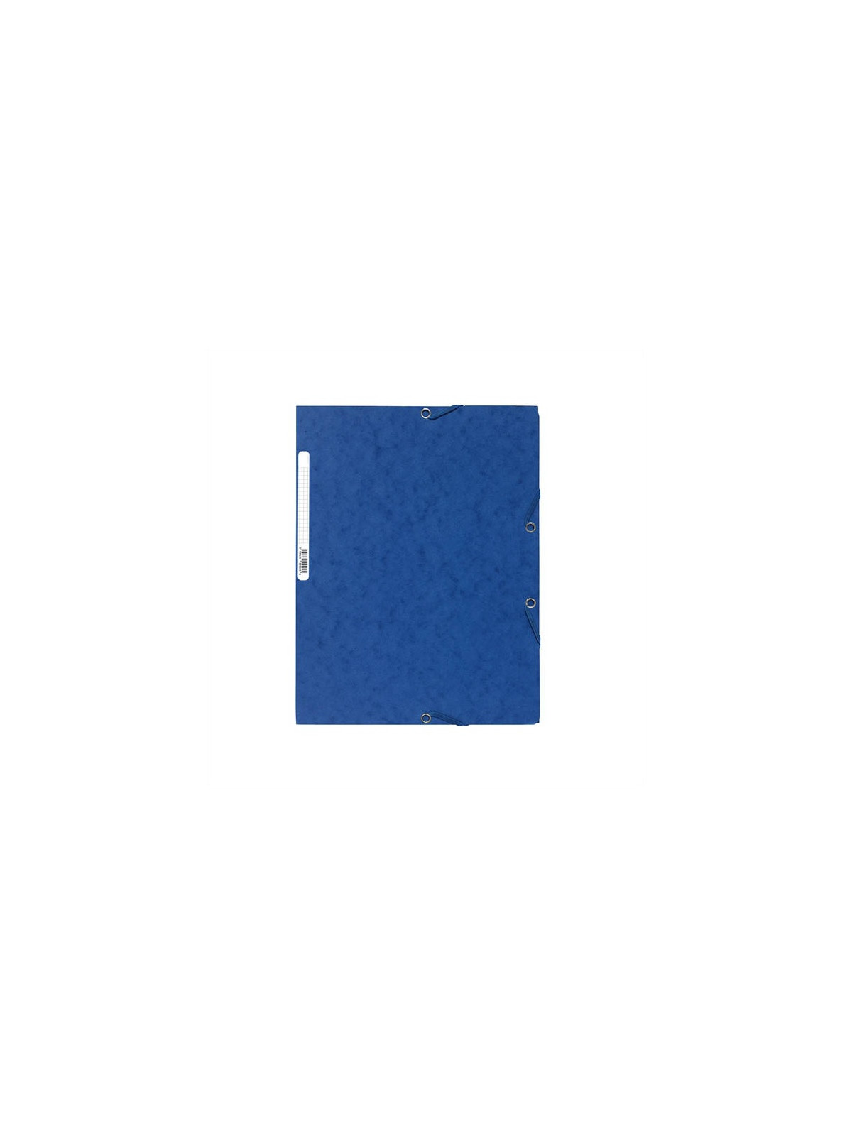 Chemises à élastiques 3 rabats A4 lustrée 390g - Couleurs classiques assorties - le lot de 10