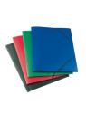 Chemise à élastiques 3 rabats A4 polypro - Coloris assortis - Le lot de 5