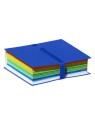 Chemise extensible à sangle velcro A4 - Le lot de 5 coloris assortis