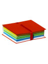 Chemise extensible à sangle velcro A4 - Le lot de 5 coloris assortis