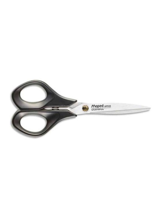Ciseaux Maped Advanced Green - 17 cm asymétriques - en plastique recyclé