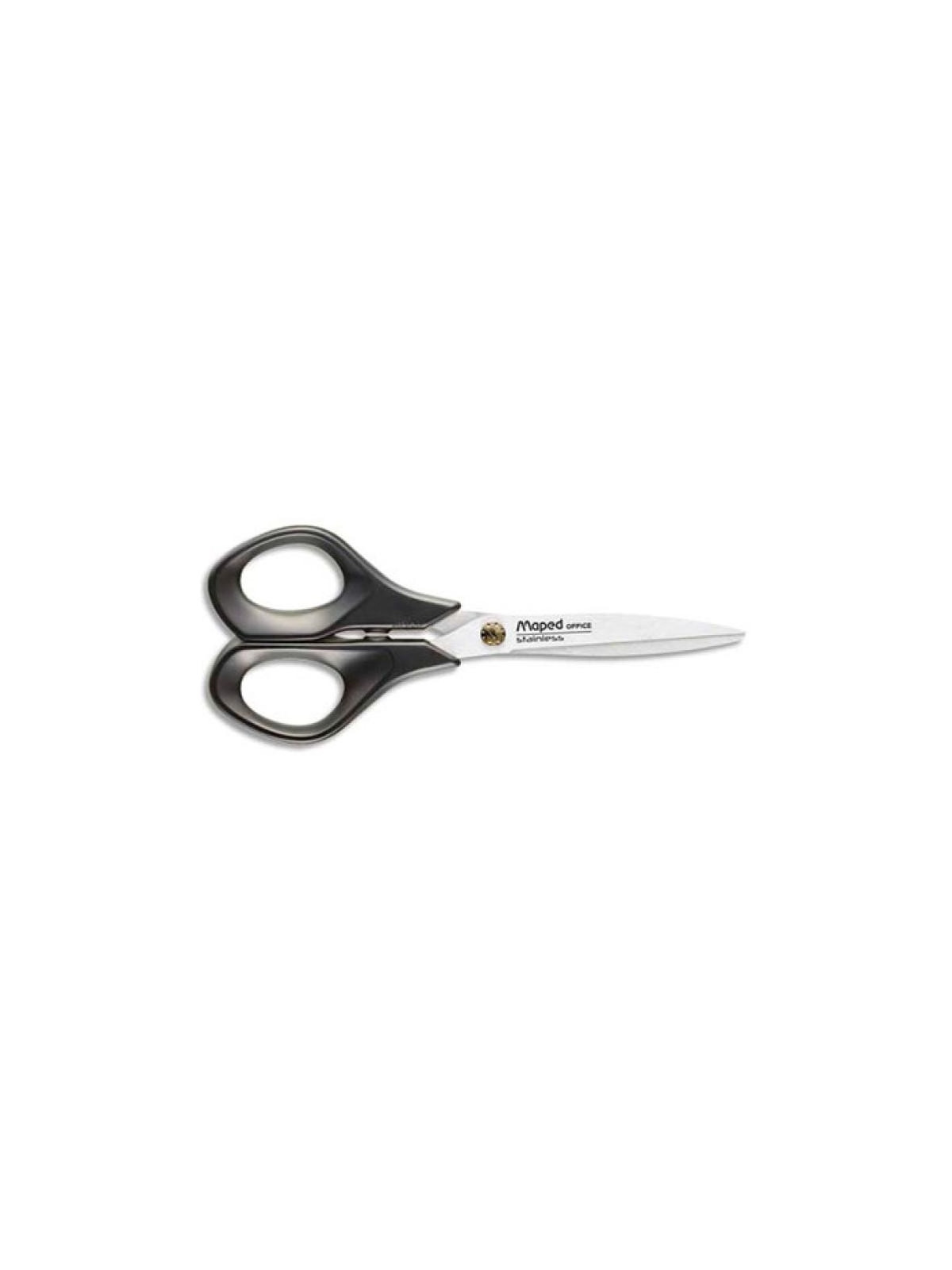Ciseaux Maped Advanced Green - 17 cm asymétriques - en plastique recyclé