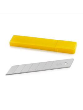 Etui 10 lames acier OLFA 9 mm