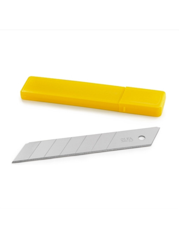 Etui 10 lames acier OLFA 9 mm