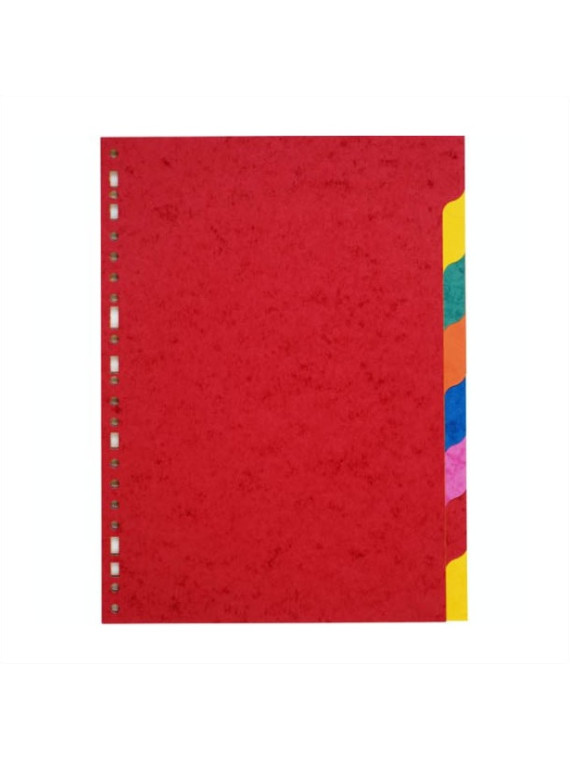 Intercalaires A4 8 touches - Carte lustrée 225g - Le lot de 2 jeux