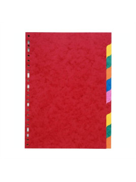 Intercalaires A4 10 touches - Carte lustrée 225g - Le lot de 2 jeux