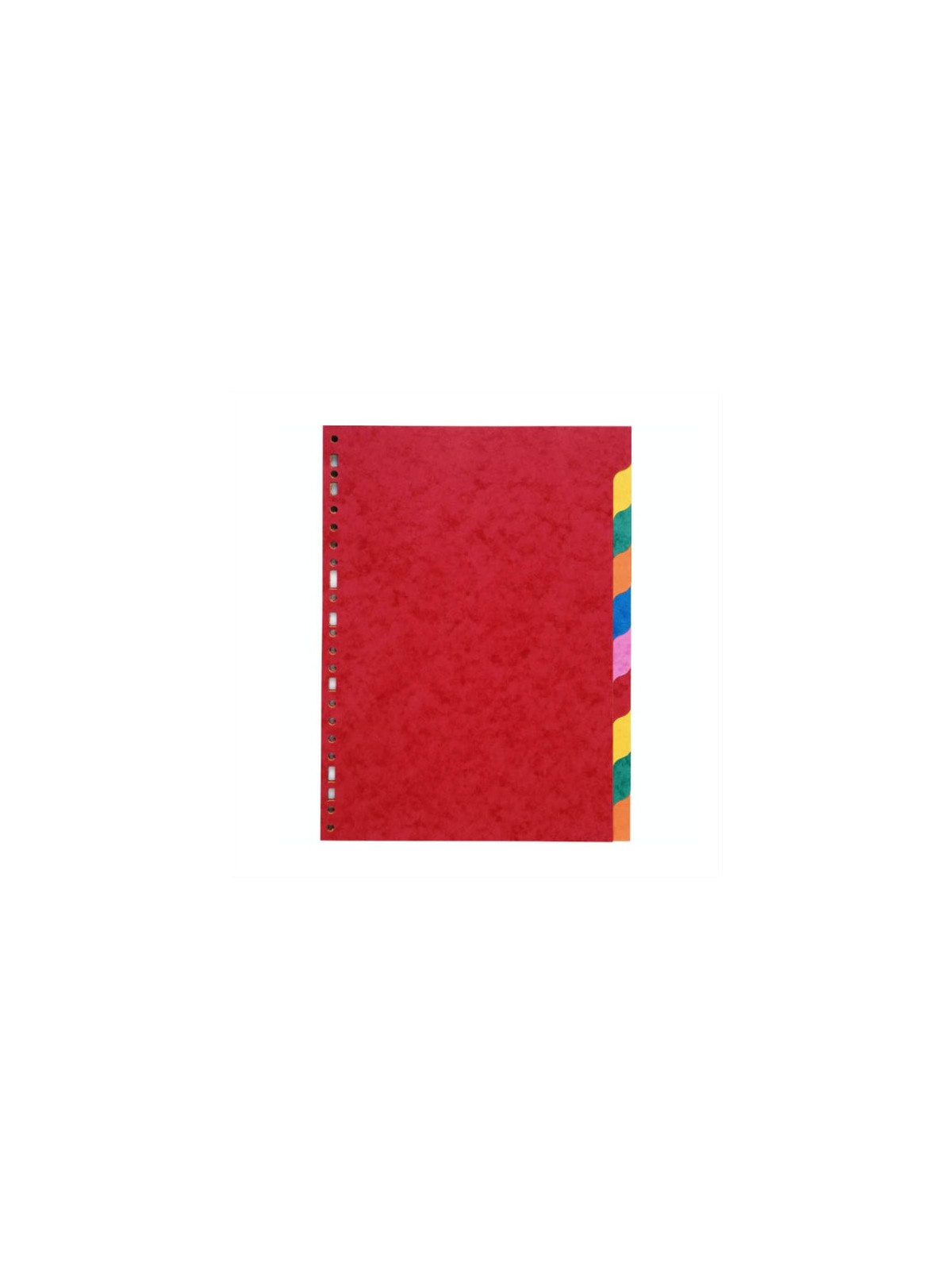 Intercalaires A4 10 touches - Carte lustrée 225g - Le lot de 2 jeux