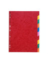 Intercalaires A4 10 touches - Carte lustrée 225g - Le lot de 2 jeux