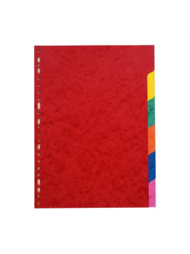 Intercalaires A4 6 touches - Carte lustrée 225g - Le lot de 2 jeux