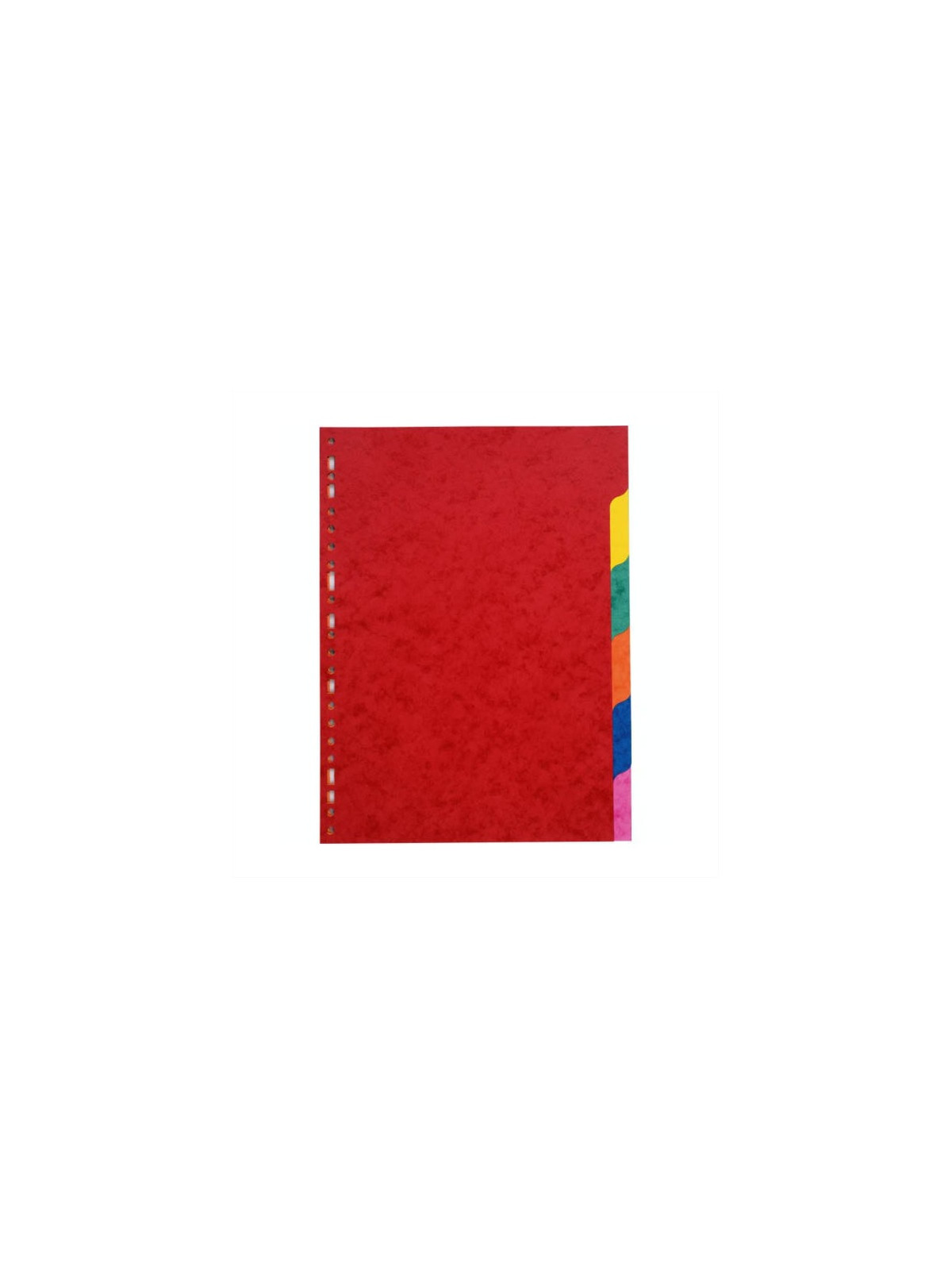 Intercalaires A4 6 touches - Carte lustrée 225g - Le lot de 2 jeux